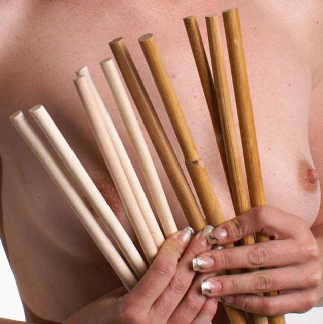 10er-Pack Rohrstöcke Mix geschält & ungeschält Ø ca. 10mm Länge ca. 90cm