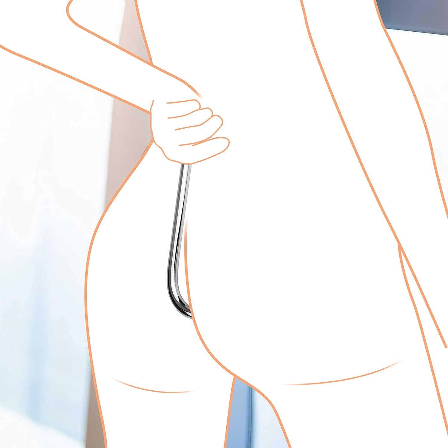 Bondage Hook mit drei Kugeln