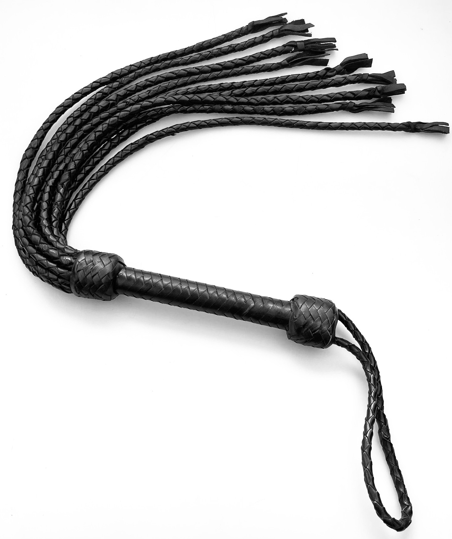 Cat o 9tails cowhide - Katze Rindsleder 9-fach - Schwarz oder Rotschwarz