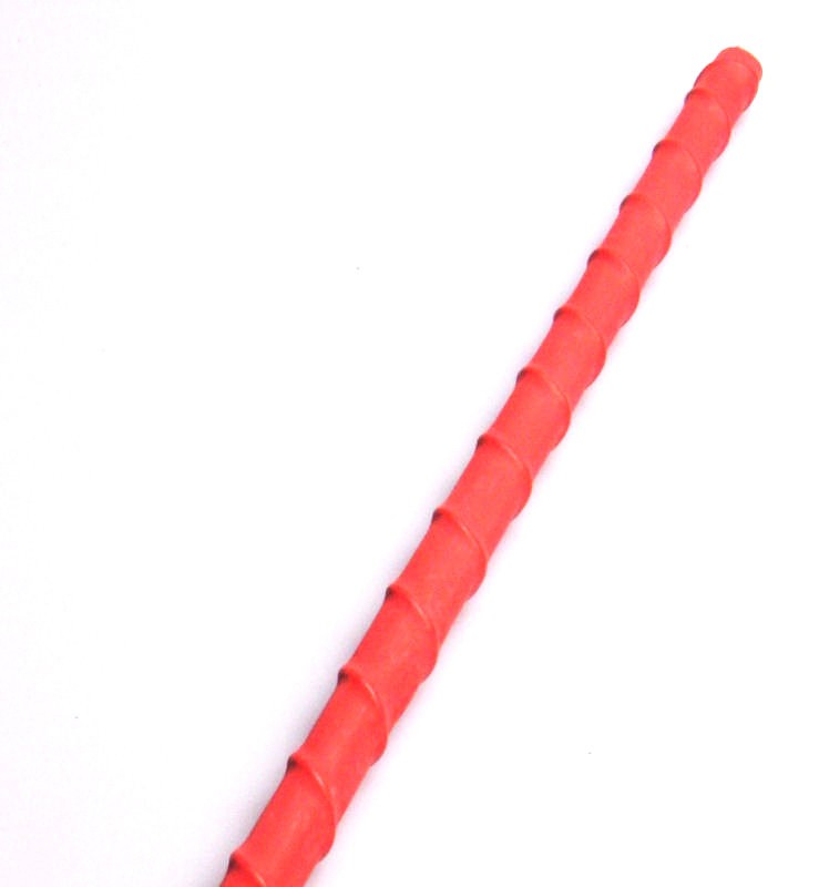 ROHRSTOCK - Extrem Rohrstock ohne Griff, rot, Komfortwicklung, Ø ca. 10mm
