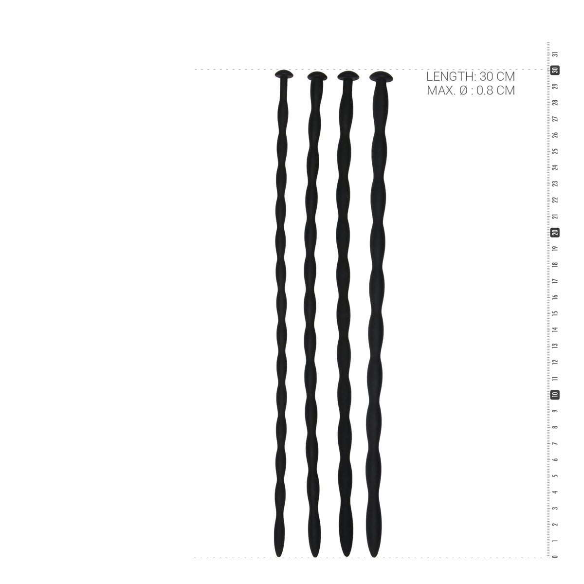 Silikon-Dilator-Set für die Harnröhre – 4-teilig, zwei Größen