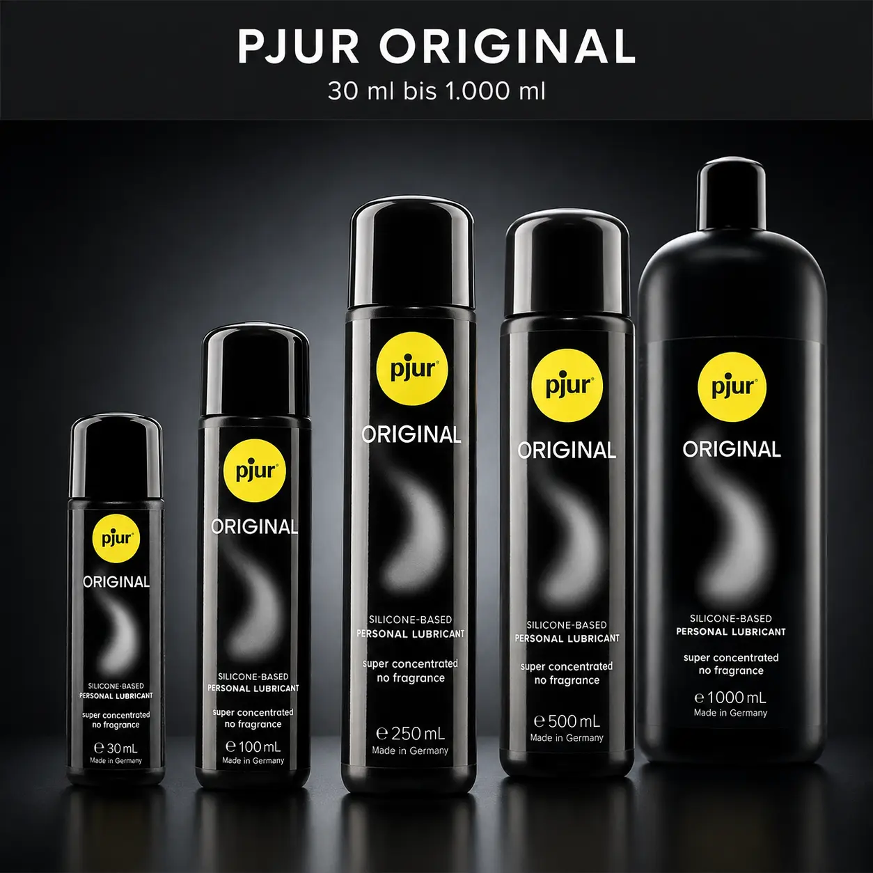 pjur ORIGINAL – Silikonbasiertes Gleitgel, 1.000 ml