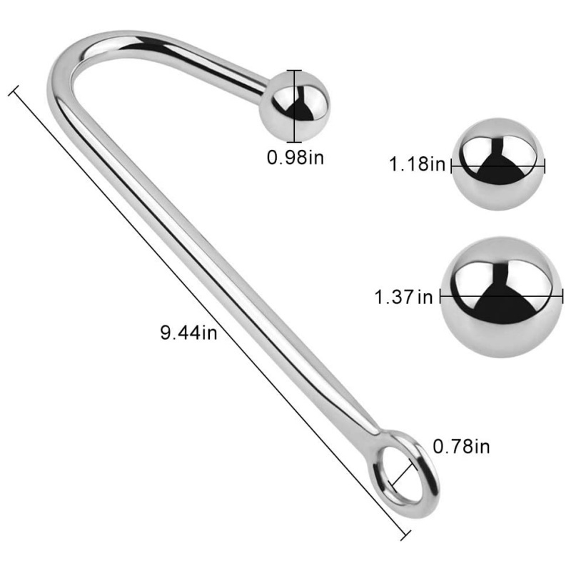 Bondage Hook mit drei Kugeln